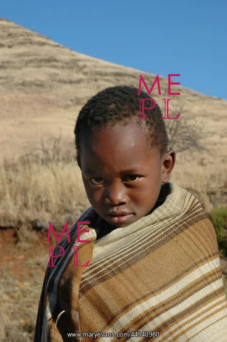  : Lesotho, 2004, Rural. A young boy