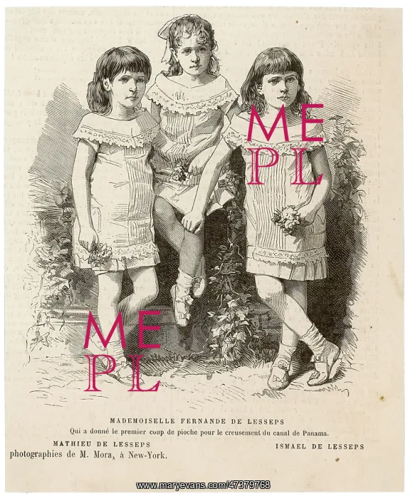 : DE LESSEPS CHILDREN : DE LESSEPS CHILDREN