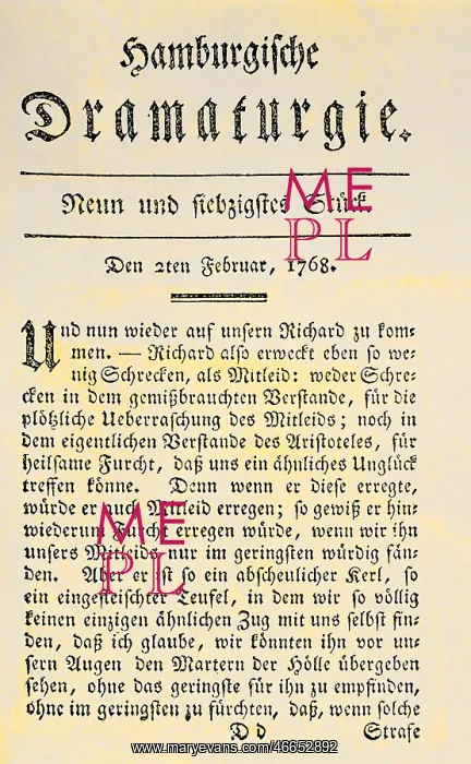 : Lessing, Gotthold Ephraim, 22.1.1729 - 15.2.1781 : Lessing, Gotthold Ephraim, 22.1.1729 - 15.2.1781