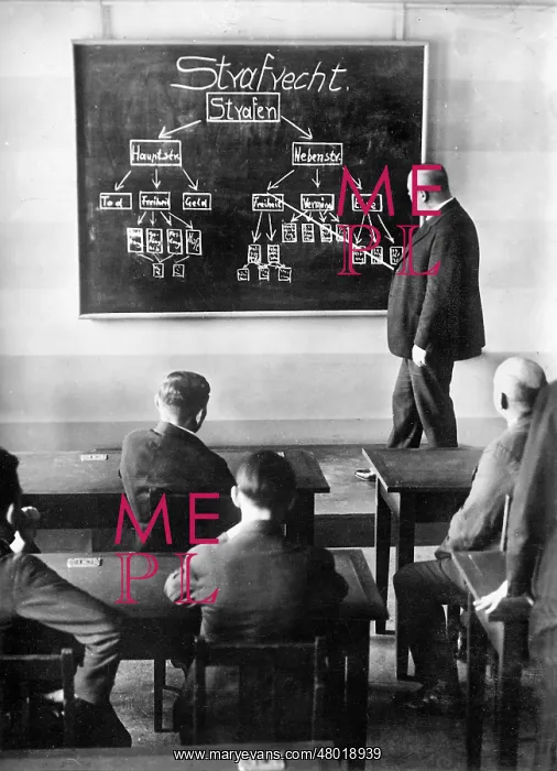 : Lesson in a police academy, 1931 : Lesson in a police academy, 1931