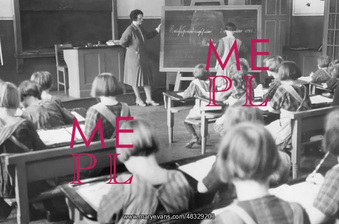: Lessons in the orphanage, 1931 : Lessons in the orphanage, 1931