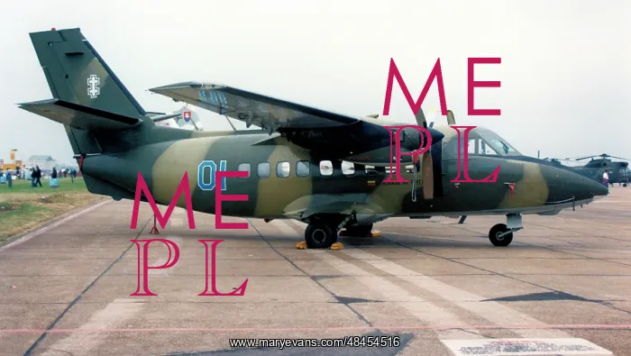 : Let L-410 Turbolet 01 Blue : Let L-410 Turbolet 01 Blue