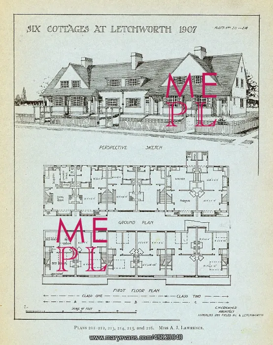 : LETCHWORTH COTTAGES : LETCHWORTH COTTAGES