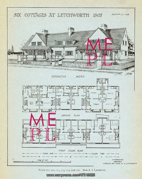 : LETCHWORTH COTTAGES : LETCHWORTH COTTAGES