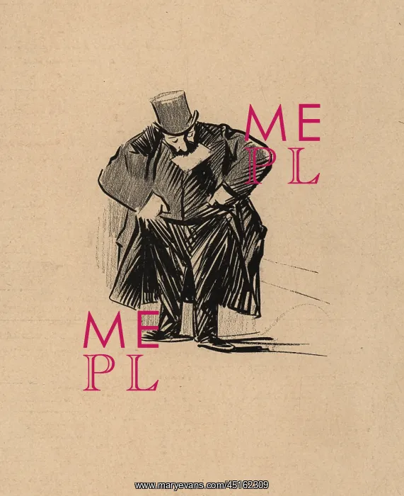 : A Letter. A back cover sketch showing a large gentleman with his hands in his pockets : A Letter. A back cover sketch showing a large gentleman with his hands in his pockets