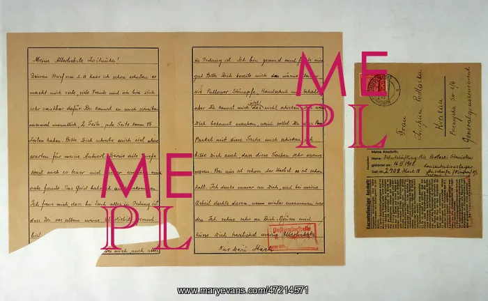: LETTER FROM AUSCHWITZ : LETTER FROM AUSCHWITZ