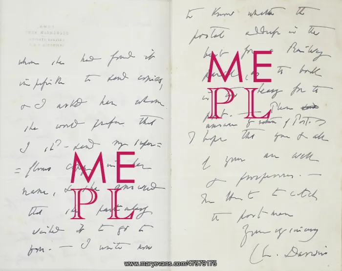 : Letter from Darwin to Wallace dated November 23 1880 : Letter from Darwin to Wallace dated November 23 1880