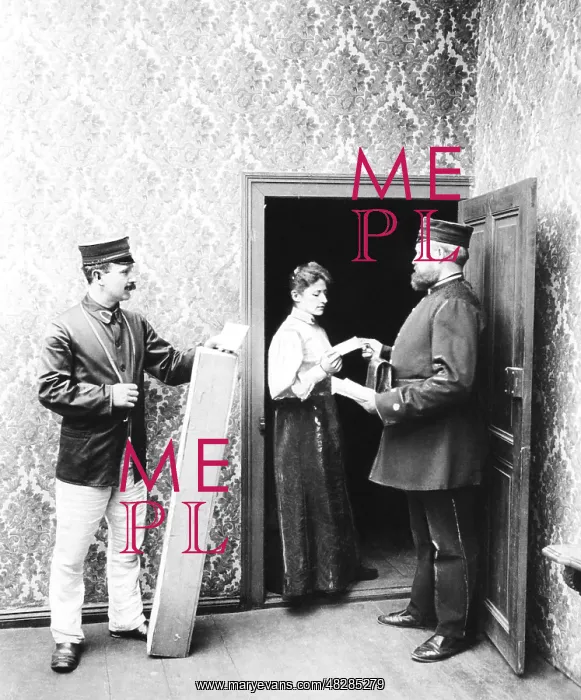: Letter delivery in Berlin, 1897 : Letter delivery in Berlin, 1897