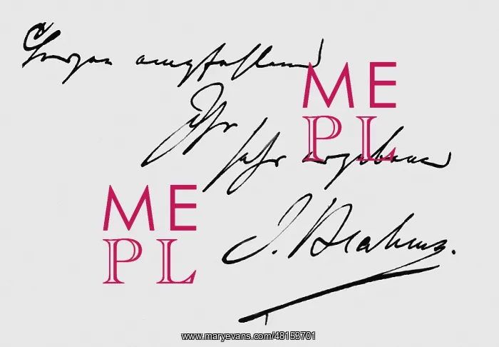  : A letter from Johannes Brahms