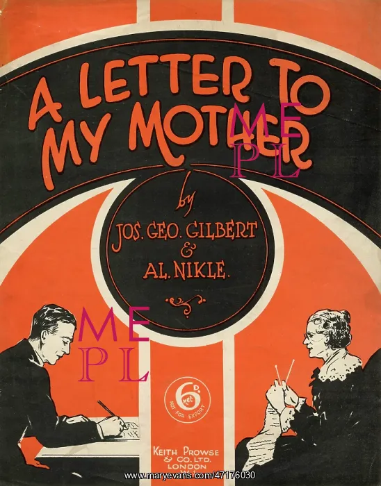 : LETTER TO MOTHER : LETTER TO MOTHER