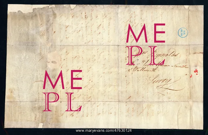 : Letter to Mrs Reynolds : Letter to Mrs Reynolds