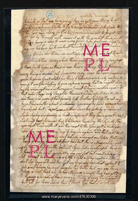 : Letter to Mrs Reynolds : Letter to Mrs Reynolds