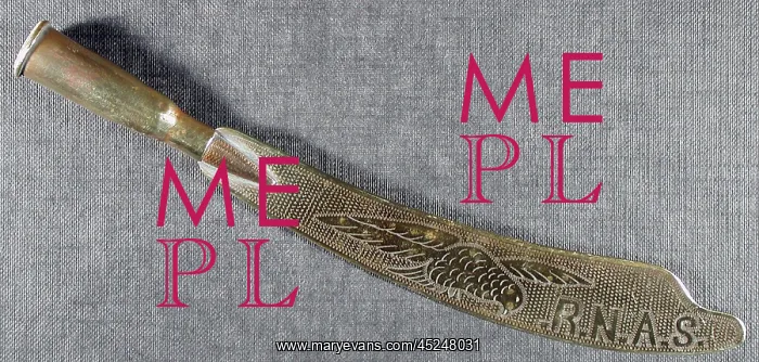 : Letter opener Engraved RNAS : Letter opener Engraved RNAS