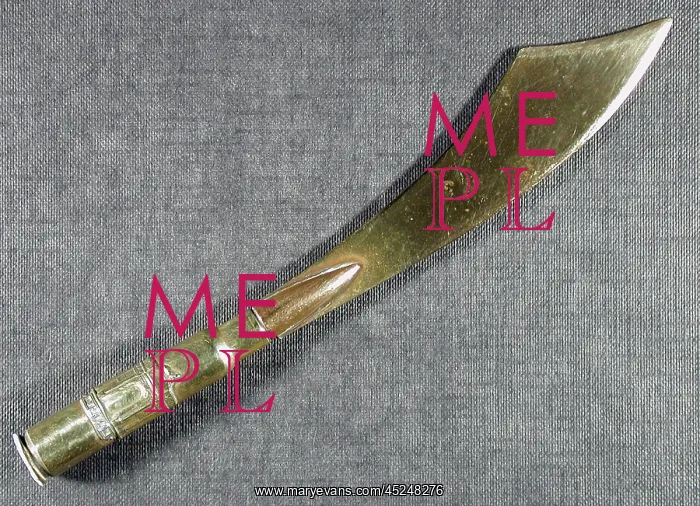 : Letter opener An image of the Menin Gate on bullet handle : Letter opener An image of the Menin Gate on bullet handle