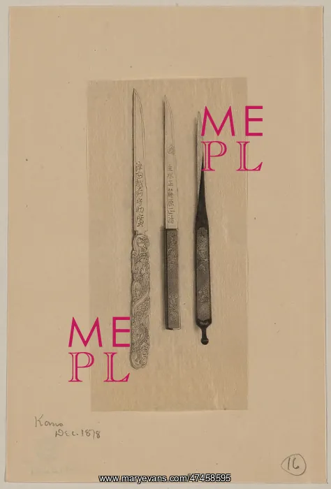: Three letter openers or knives : Three letter openers or knives