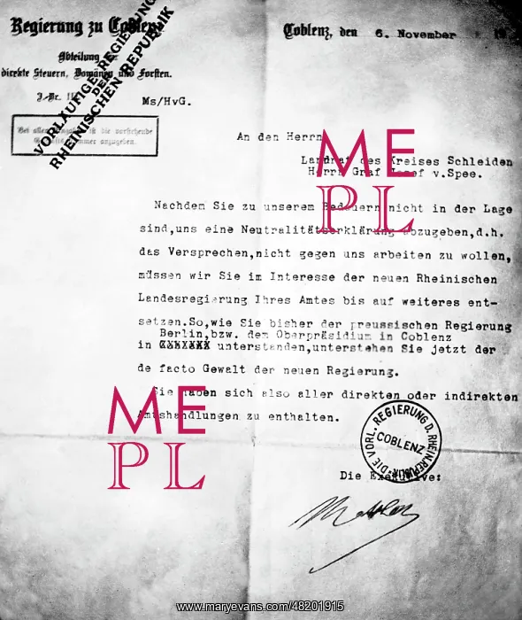: A letter of the separatists, 1923 : A letter of the separatists, 1923