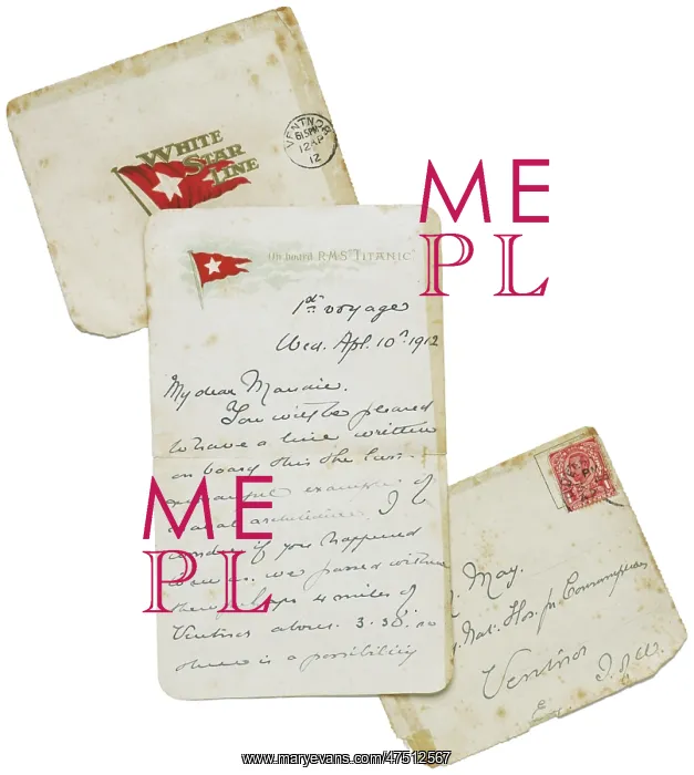 : LETTER FROM TITANIC : LETTER FROM TITANIC
