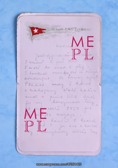 : Letter from the Titanic : Letter from the Titanic