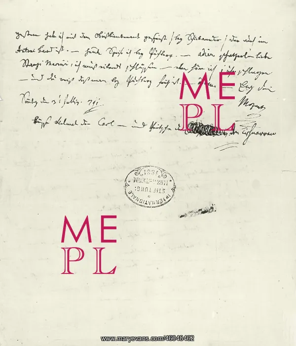  : Letter of W.A. Mozart