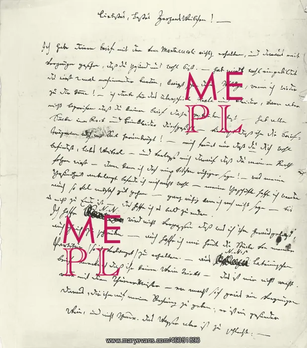 : Letter of W.A. Mozart : Letter of W.A. Mozart