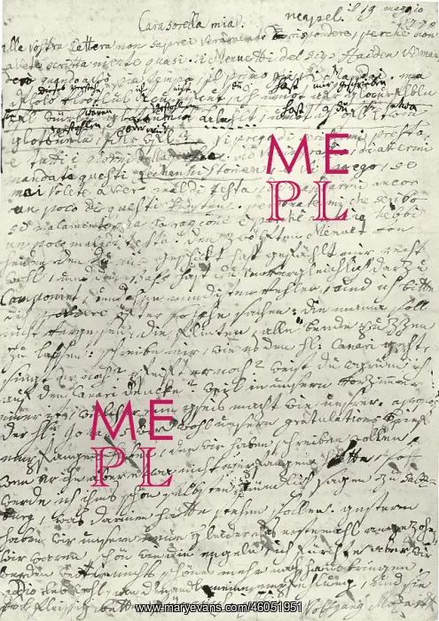 : Letter of W.A. Mozart : Letter of W.A. Mozart