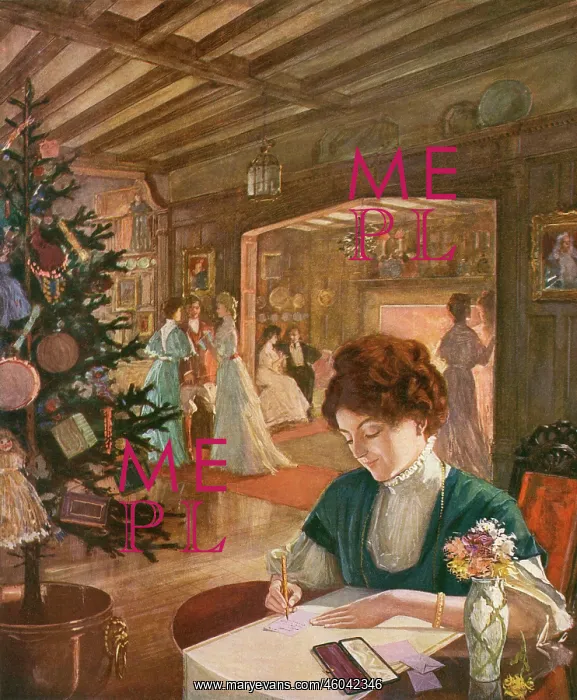 : Letter-writing at Christmas : Letter-writing at Christmas