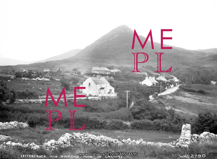 : Letterfrack and Diamond Mountain, Co. Galway : Letterfrack and Diamond Mountain, Co. Galway
