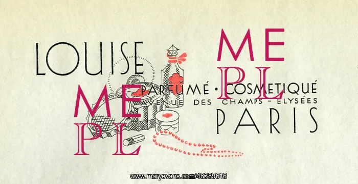 : Letterhead design - Louise Perfume, Paris : Letterhead design - Louise Perfume, Paris