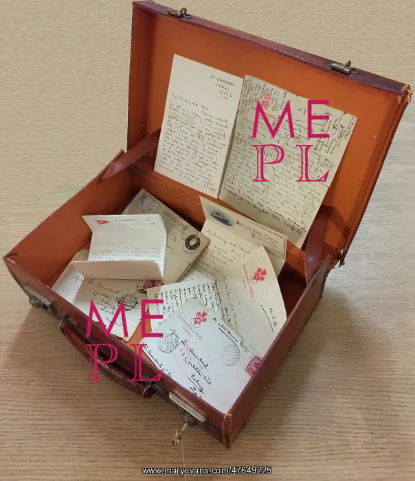 : Letters from Albert Auerbach, arranged in a leather case : Letters from Albert Auerbach, arranged in a leather case