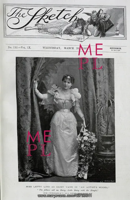 : Letty Lind, actress, as Daisy Vane, in An Artist's Model : Letty Lind, actress, as Daisy Vane, in An Artist's Model