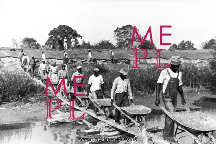 : Levee Workers, 1935 : Levee Workers, 1935