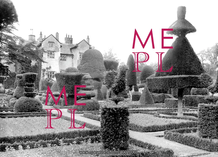  : Levens, Hall and the Gardens c1955