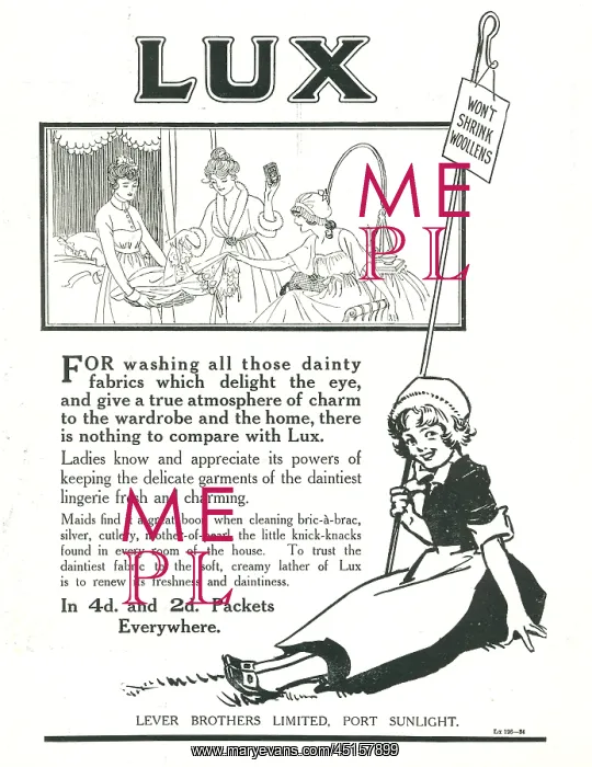 : Lever Brothers Advertisement, Lux : Lever Brothers Advertisement, Lux