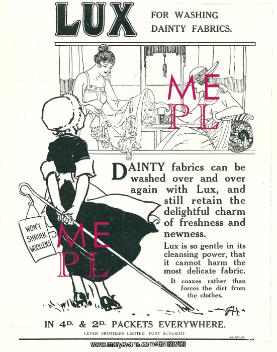 : Lever Brothers Advertisement Lux : Lever Brothers Advertisement Lux