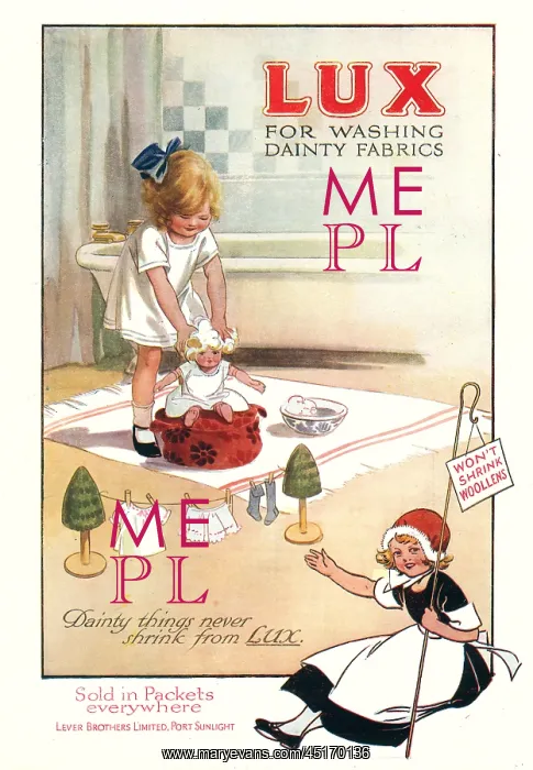 : Lever Brothers Lux Advertisement : Lever Brothers Lux Advertisement
