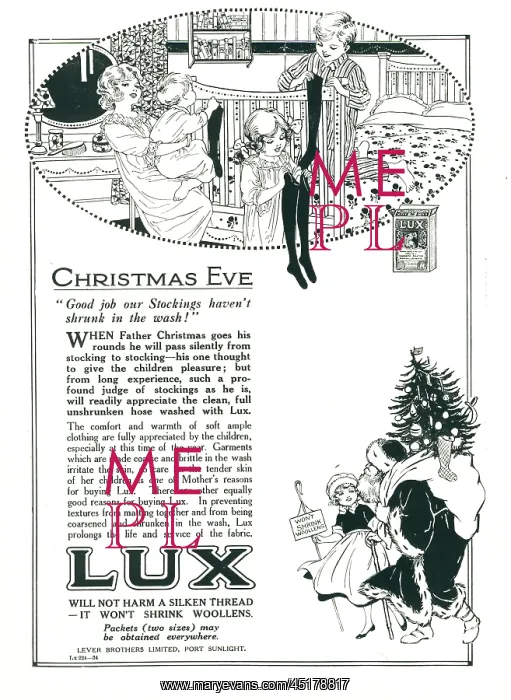 : Lever Brothers Lux Advertisement : Lever Brothers Lux Advertisement