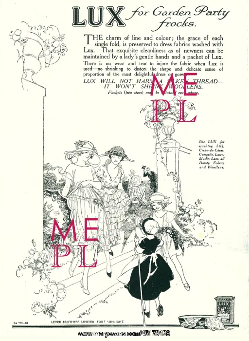 : Lever Brothers Lux Advertisement : Lever Brothers Lux Advertisement