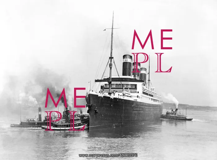 : The Leviathan leaves Boston, 1931 : The Leviathan leaves Boston, 1931