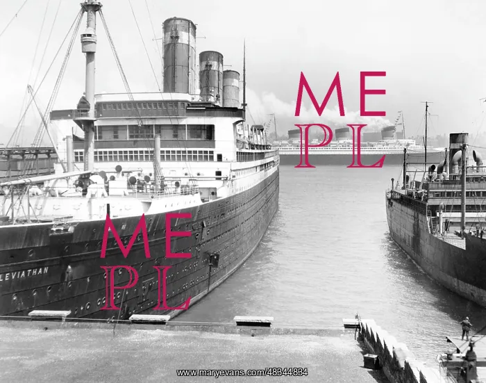 : The Leviathan and the Normandie, 1935 : The Leviathan and the Normandie, 1935