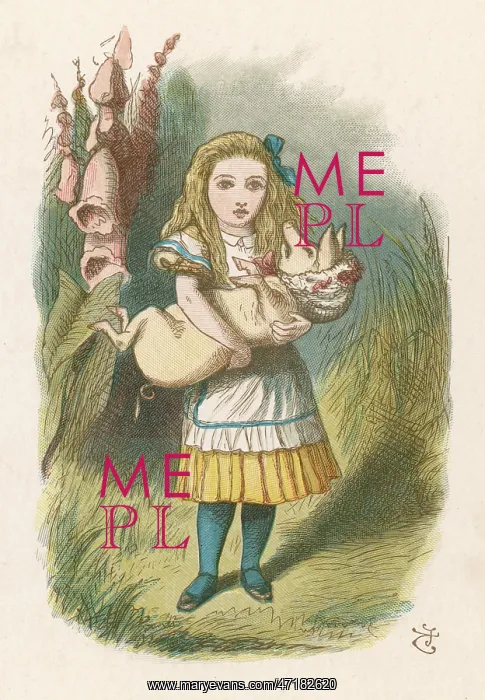 : Lewis Carroll - Alice and Pig : Lewis Carroll - Alice and Pig