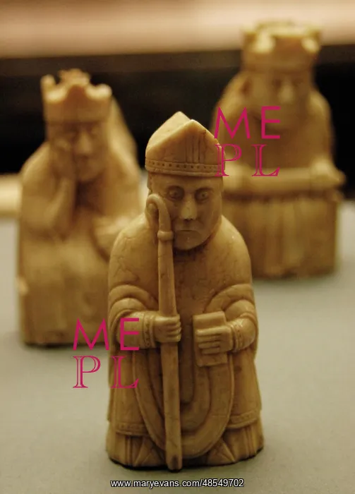 : The Lewis Chessmen. Detail : The Lewis Chessmen. Detail