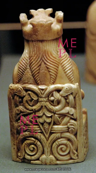 : The Lewis Chessmen. Detail : The Lewis Chessmen. Detail