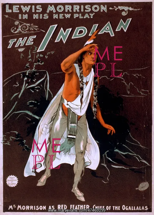 : Lewis Morrision in his new play, The Indian : Lewis Morrision in his new play, The Indian