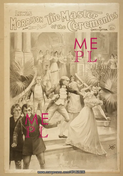 : Lewis Morrison in his new play, The master of the ceremonies : Lewis Morrison in his new play, The master of the ceremonies