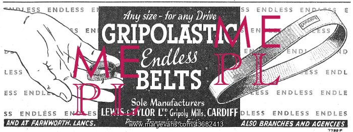 : Lewis & Tylor Ltd. GRIPOLASTIC Endless Belts : Lewis & Tylor Ltd. GRIPOLASTIC Endless Belts