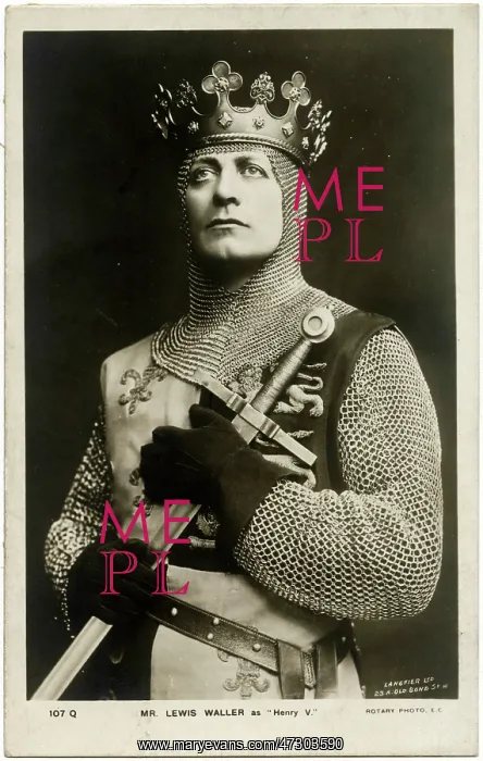 : Lewis Waller as Henry V : Lewis Waller as Henry V