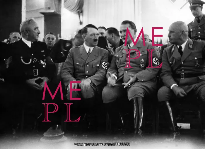 : Ley, Hitler, Goering and Streicher at the annual : Ley, Hitler, Goering and Streicher at the annual