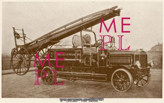 : Leyland Fire Engine 1926 : Leyland Fire Engine 1926