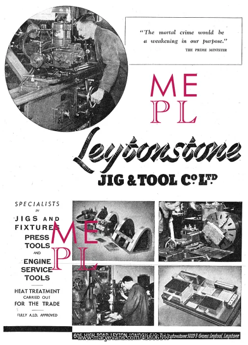 : Leytonstone Jig & Tool : Leytonstone Jig & Tool