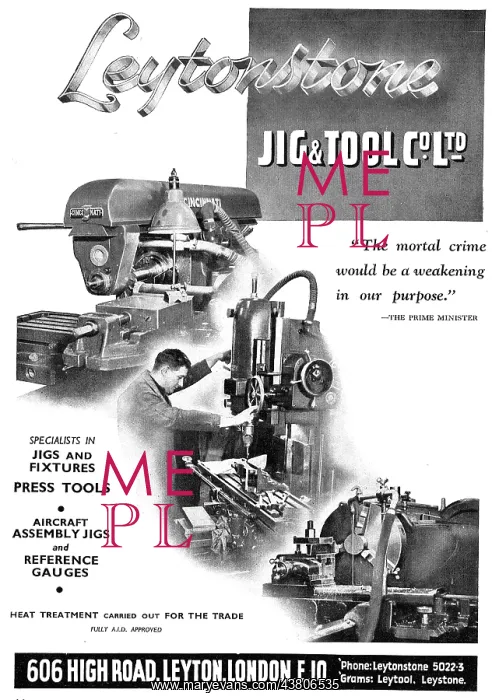 : Leytonstone Jig & Tool : Leytonstone Jig & Tool